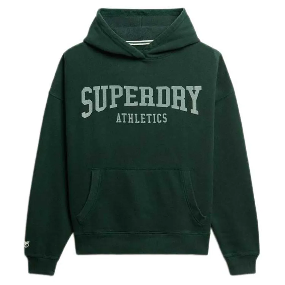 

Худи Superdry Athletic Essential Relaxed, зеленый