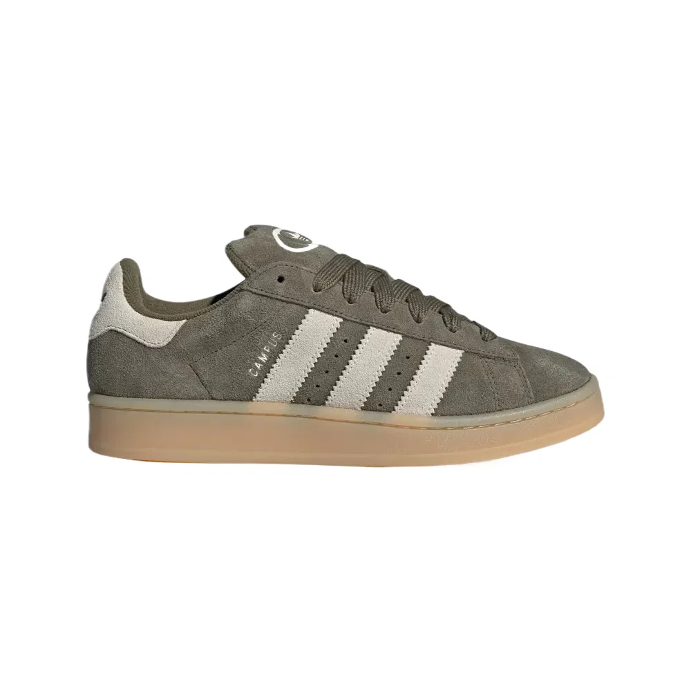 Кроссовки скейтборд Adidas Originals Campus 00s серо-зеленые — фото 3