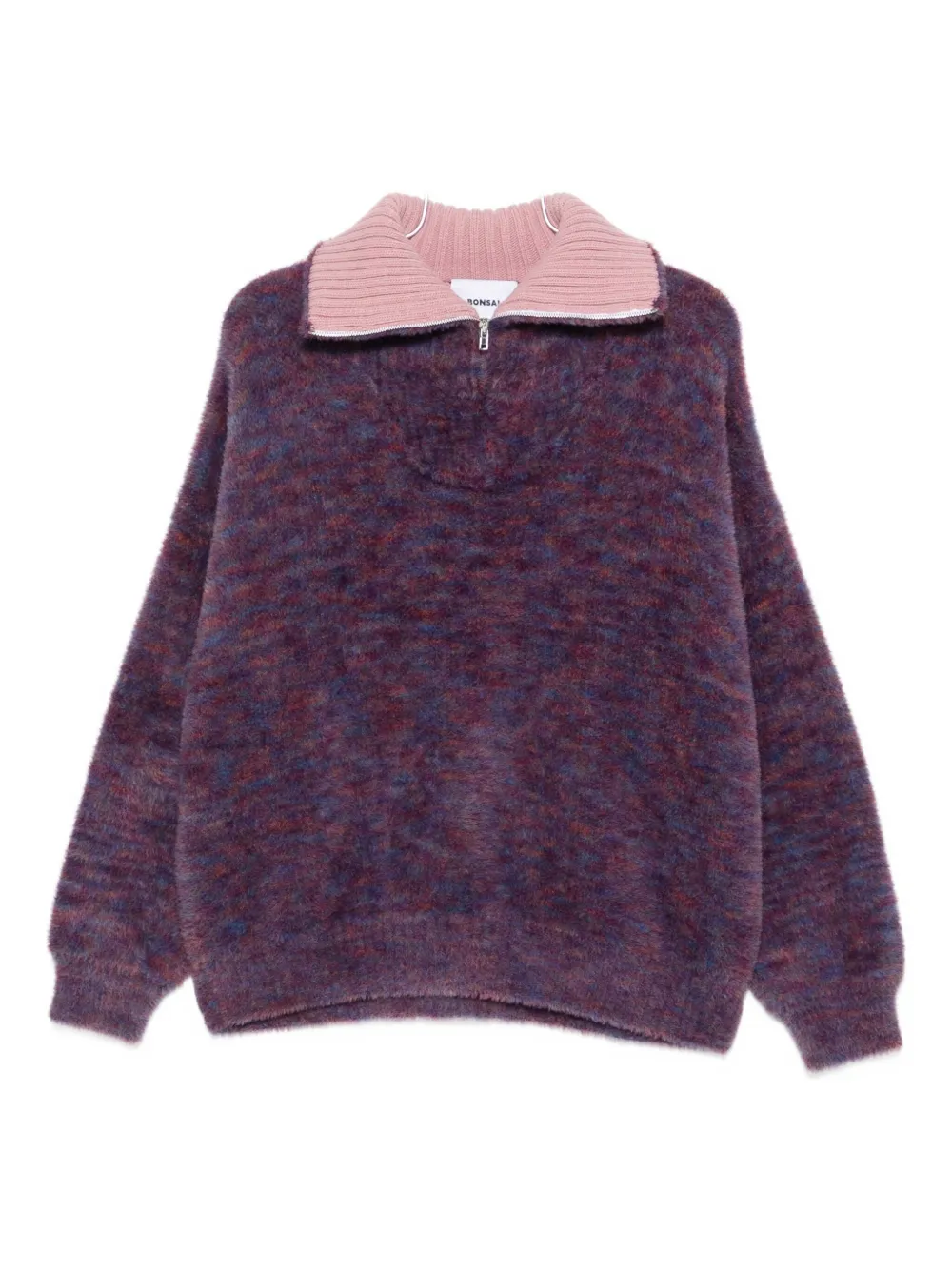 

Свитер на молнии до половины Bonsai, фиолетовый