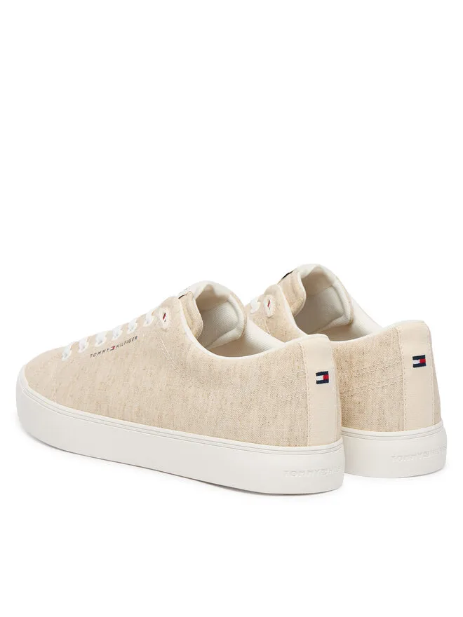 Tommy Hilfiger Кроссовки Th Hi Vulc Core Low Chambray FM0FM05818 бежевые — фото 3