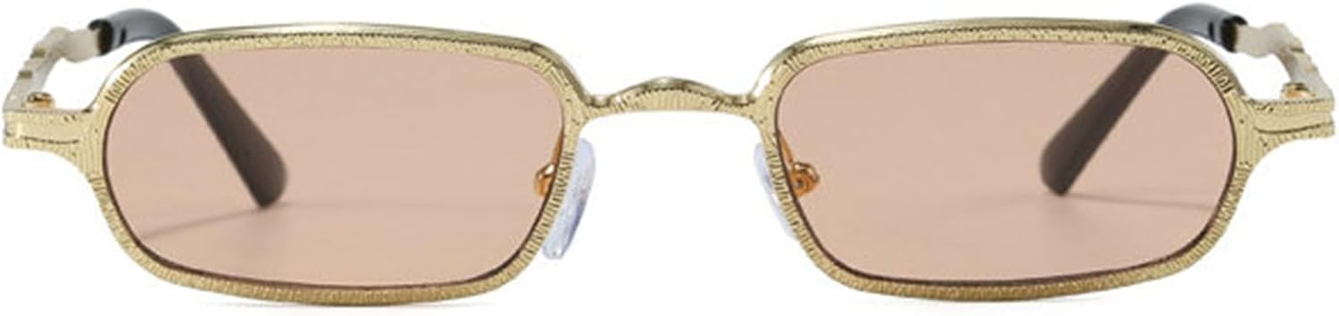 

Классические узкие прямоугольные солнцезащитные очки Helena в стиле ретро с тонкой металлической оправой, винтажные прямоугольные солнцезащитные очки конфетных цветов, C6