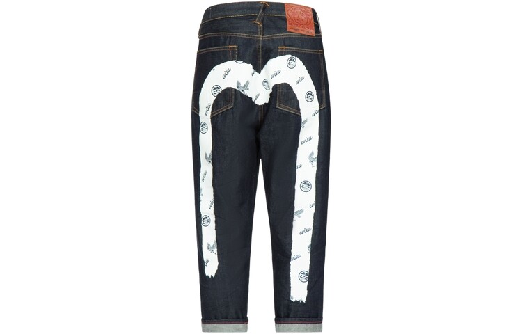 

Джинсы мужские деним синие Evisu, синий