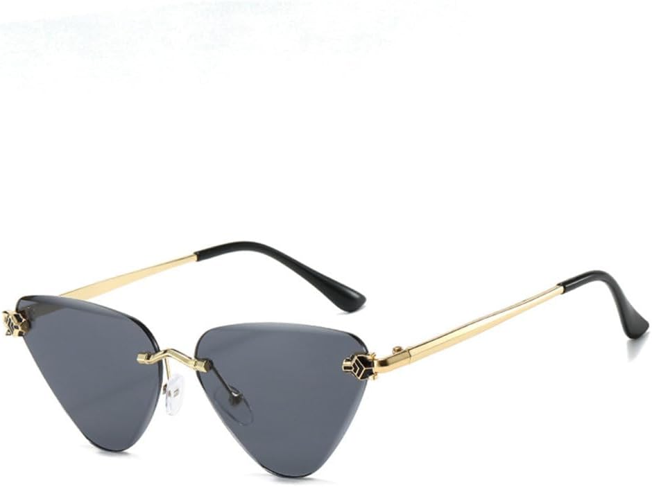 

Модные треугольные солнцезащитные очки для женщин и мужчин, «кошачий глаз», градиентные линзы, оправа из сплава и металла, роскошные очки с защитой от УФ-излучения UV400 LVTFCO, C1