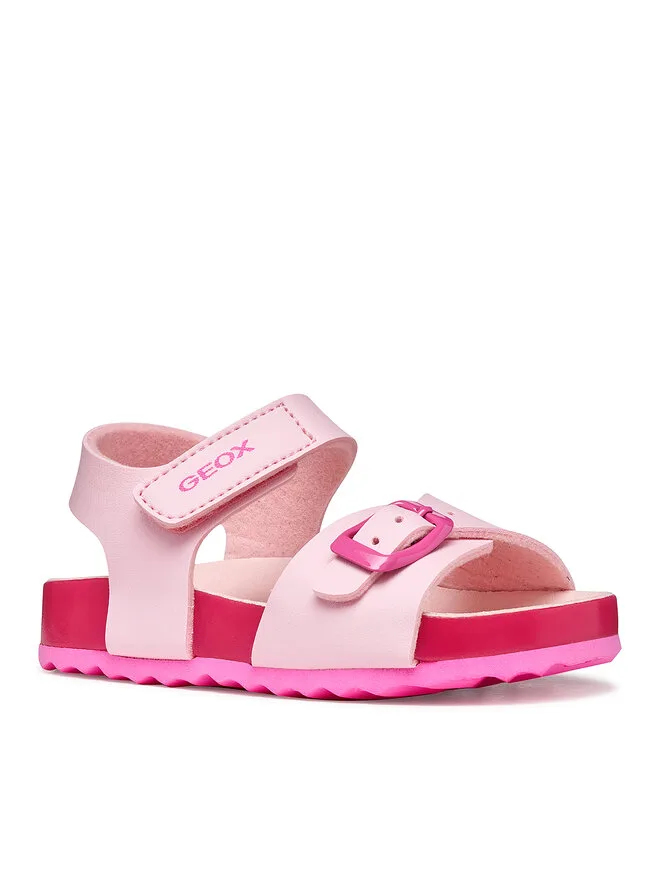 Geox Сандалии B Sandal Chalki Girl B652RA 000BC C0808 S розовые — фото 2