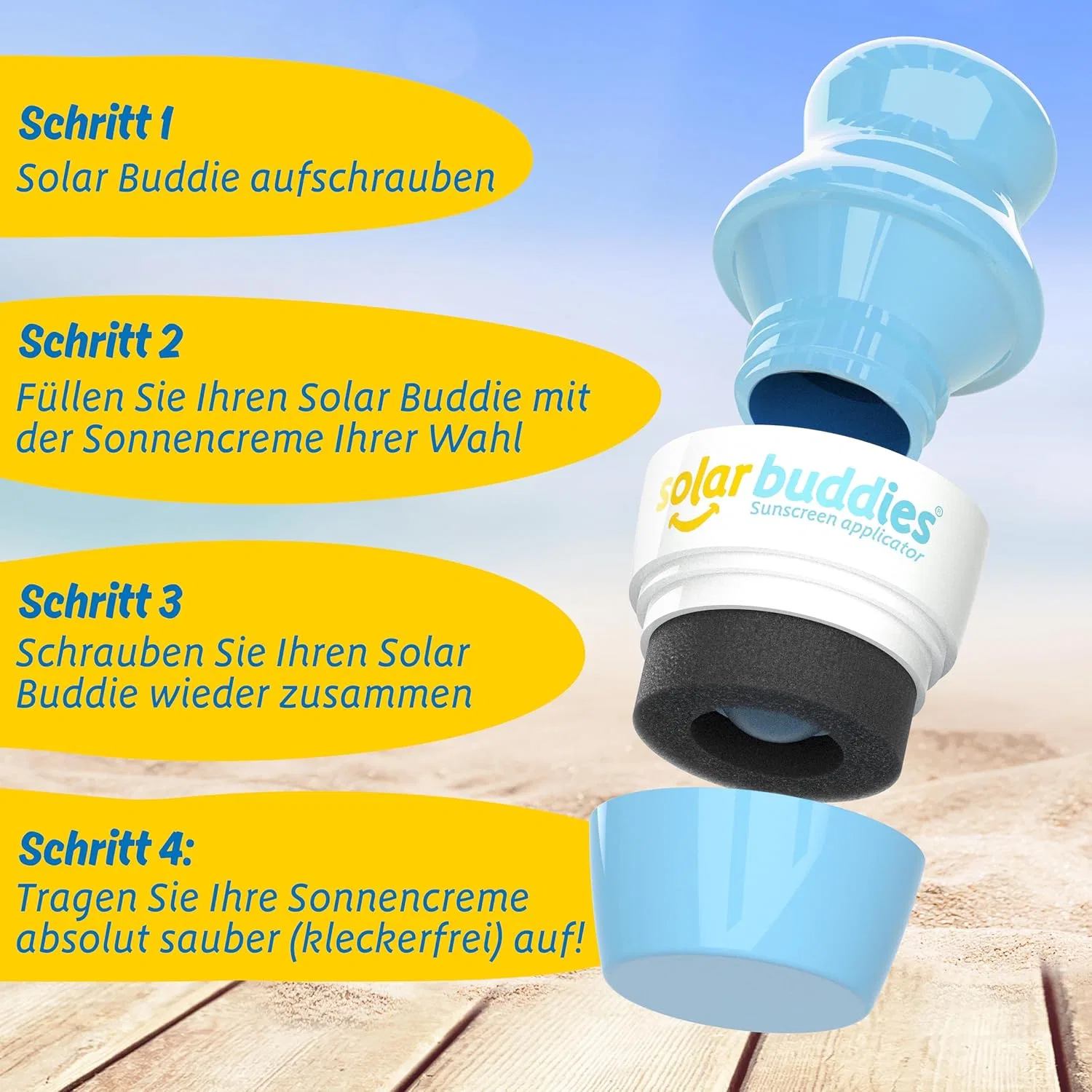 Аппликатор для солнцезащитного крема Solar Buddies Full Blue Solar Buddies, Full B — фото 4