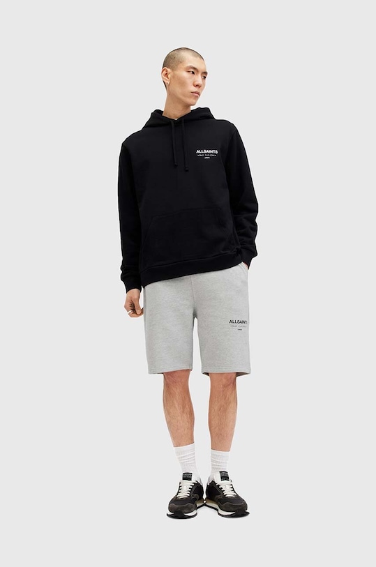 

Хлопковые шорты UNDRGRND SWEATSHORT Allsaints, серый