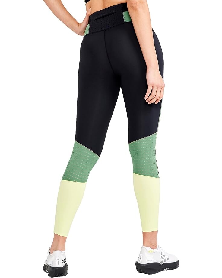 

Брюки Craft Pro Charge Blocked Tights, цвет Giallo/Black