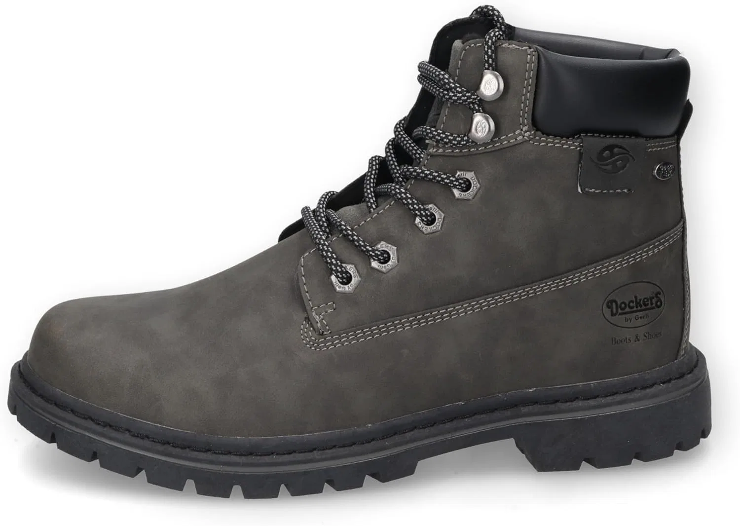 Ботинки Dockers by Gerli Men's Outdoor Shoes, Men's Sports & Outdoor Shoes, Interchangeable Footbed, Water-Repellent, Warm Lined, Dark Grey 220