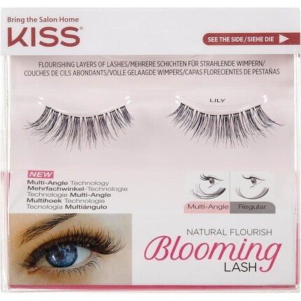 

Накладные ресницы Blooming Lash в стиле «Лили» с технологией конических концов и многоугольной технологией, Kiss