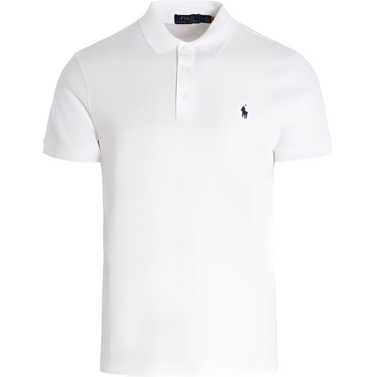 

Поло с вышитым логотипом Polo Ralph Lauren, белый