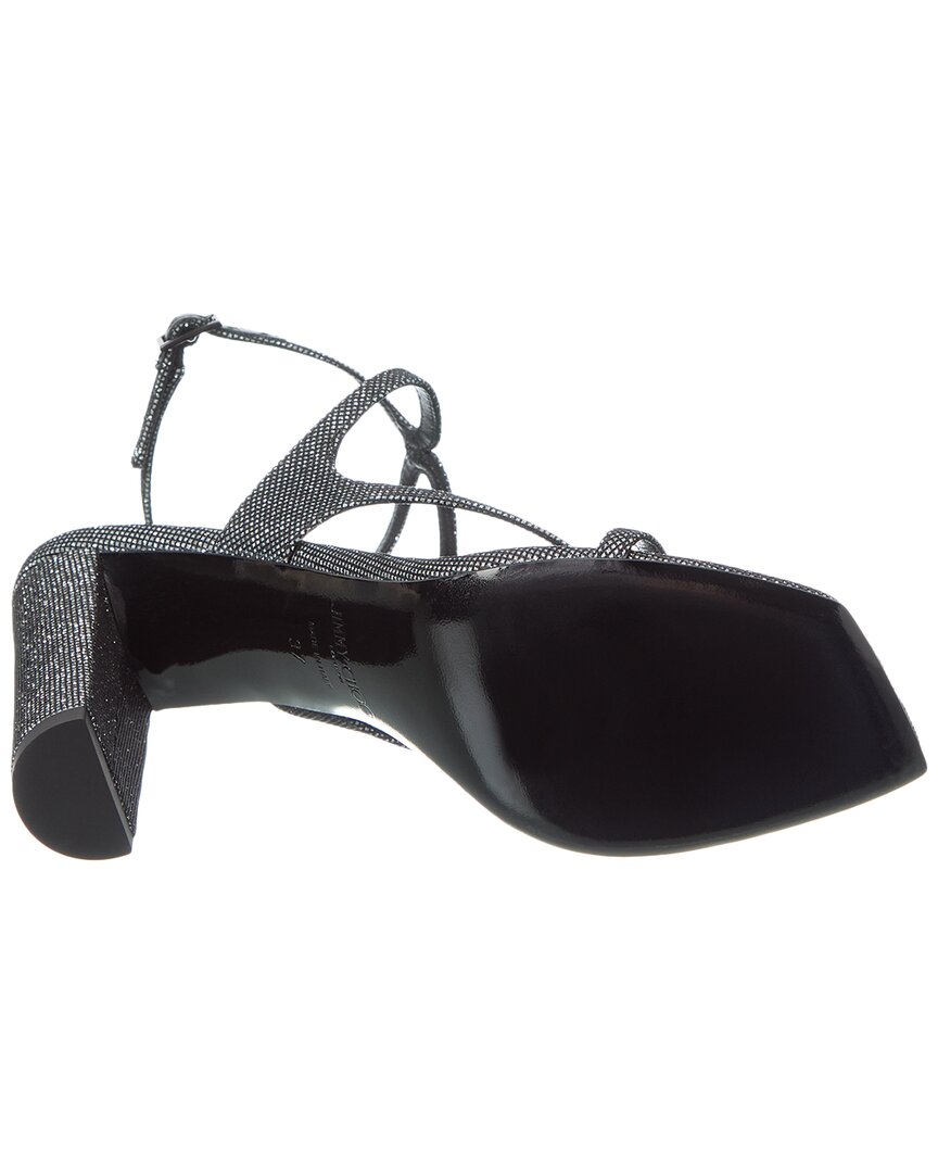 Джимми Чу Azie 85 Блестящие сандалии Jimmy Choo, черный — фото 4