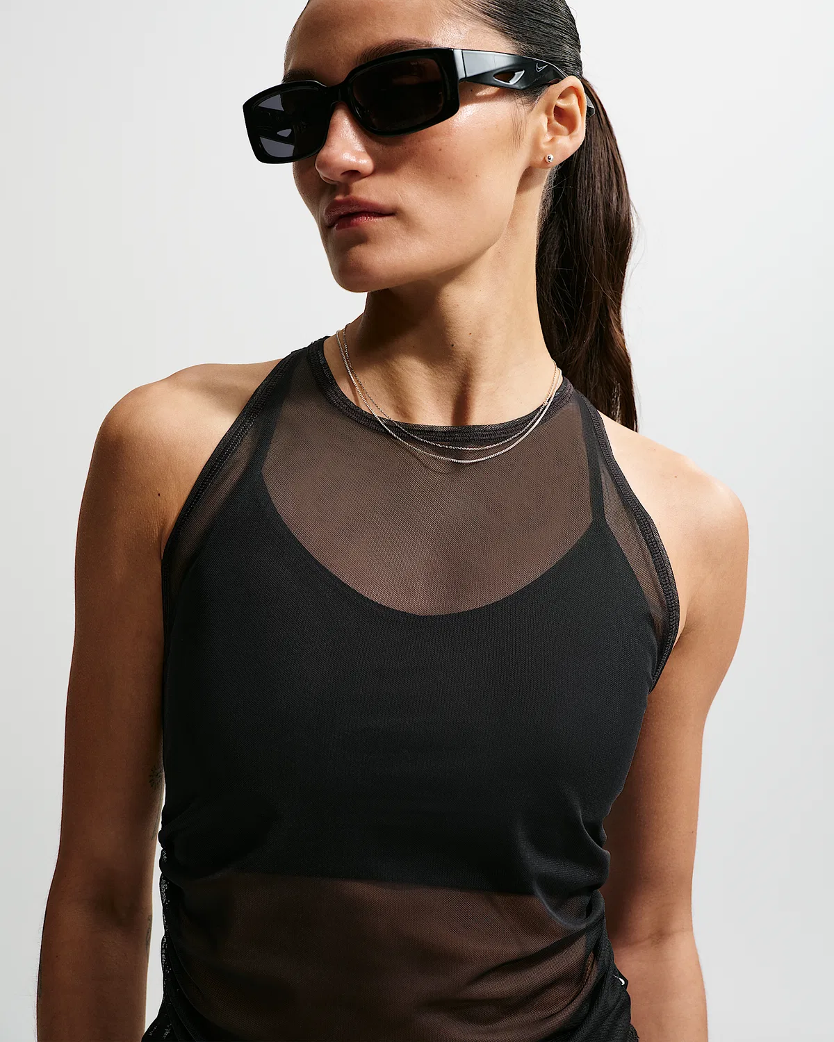 Женский облегающий топ Nike Sportswear, Black/Sail