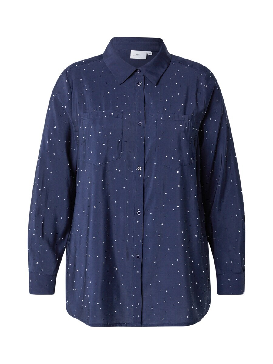 

Рубашка ONLY Carmakoma Blouse, морской синий