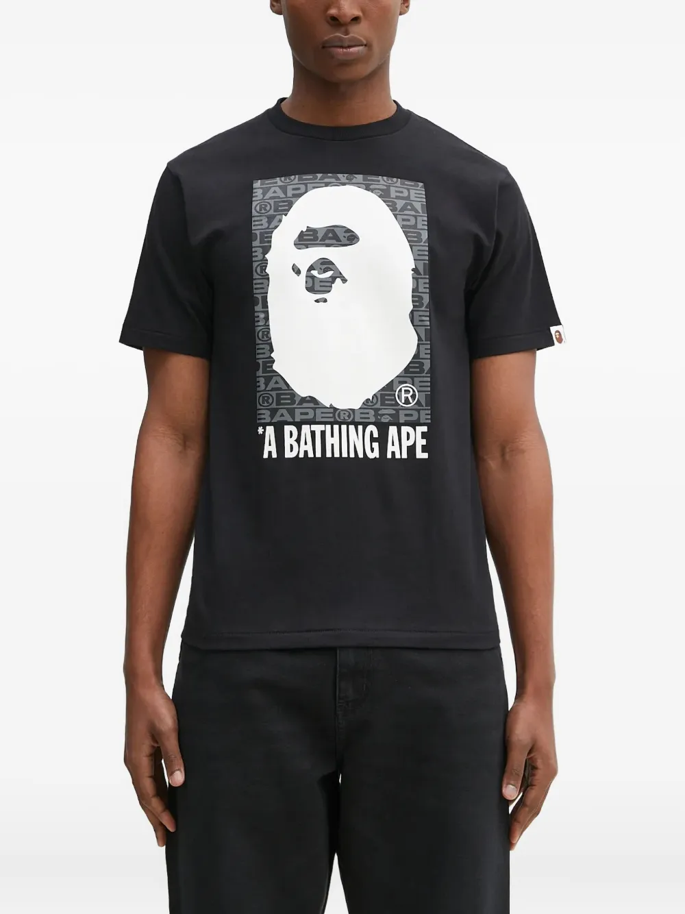 

Футболка с логотипом A BATHING APE, черный