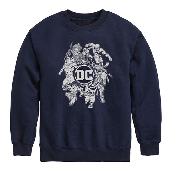

Толстовка с капюшоном Boys 8-20 DC Comics Characters Licensed Character, Navy