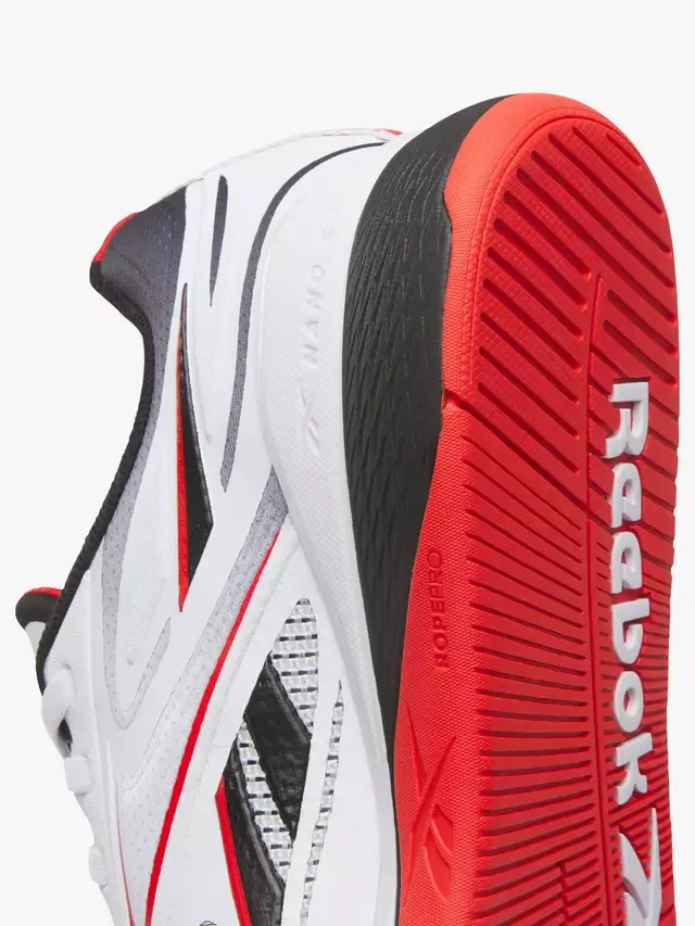 Мужские кроссовки Nano X5 Edge, бело-черно-красные Reebok — фото 4