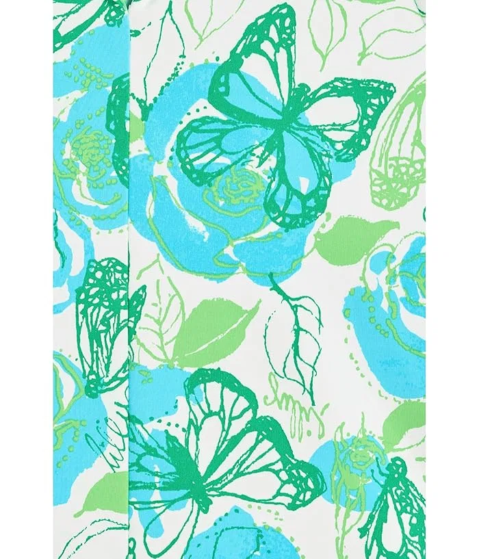 Платье активное UPF 50+ Mini Federica Lilly Pulitzer Kids, Resort White Monarch Rose — фото 3