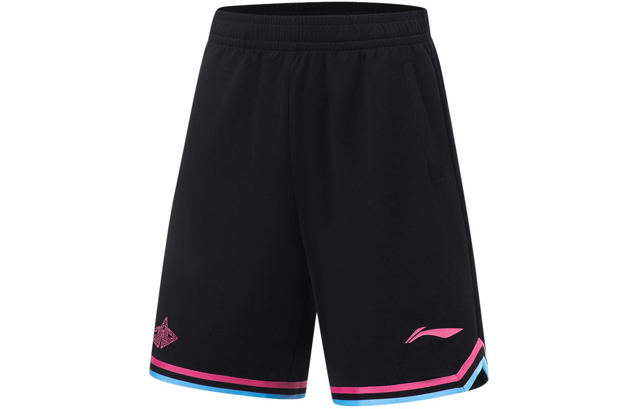 

ЛиНинг Повседневные шорты мужские черные розовые