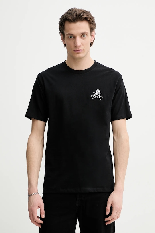 

Хлопковая футболка The Kooples, черный