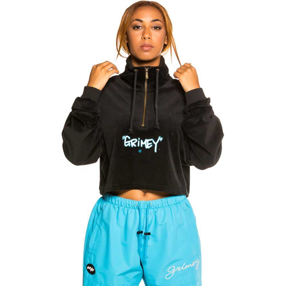 

Толстовка Grimey Gem Cutting Half Zip, черный