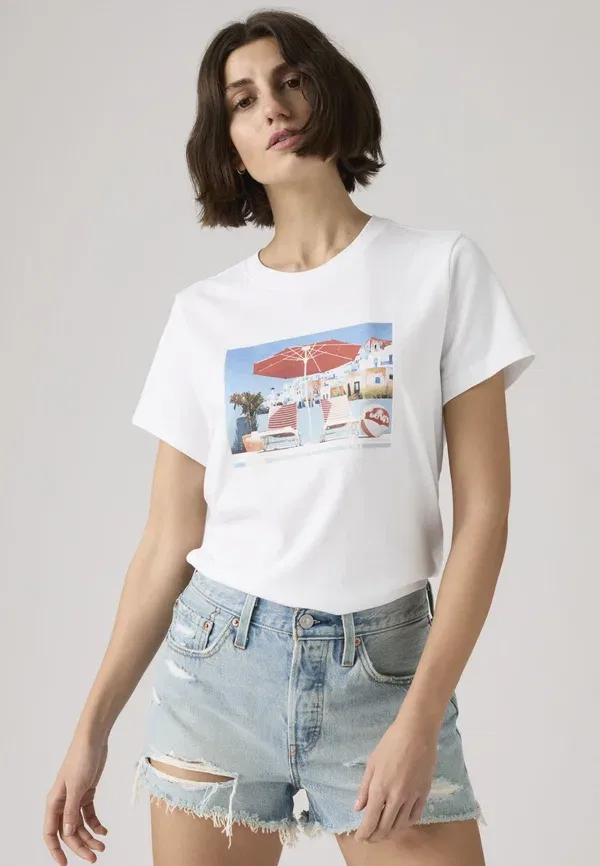 Футболка Levi'S Favorite tee print, ярко-белый