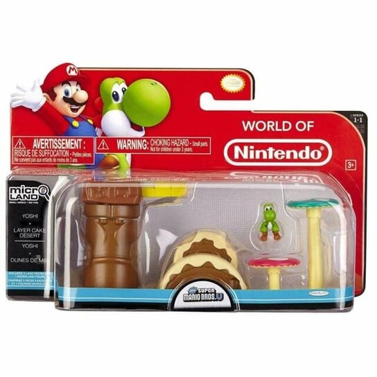 

JAKKS PACIFIC, Коллекционная фигурка, Nintendo Layer Cake Desert Yoshi, W1, 3 шт.
