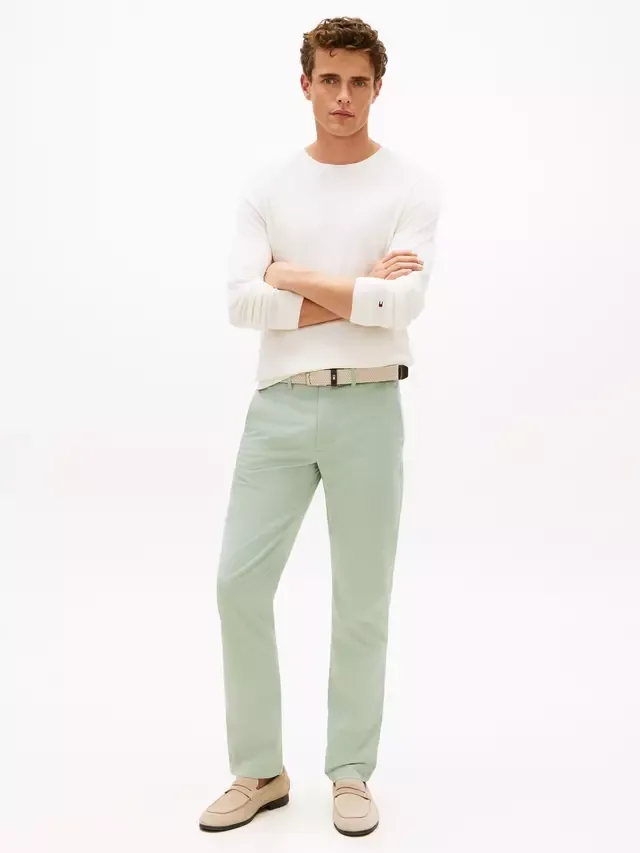 Чиносы прямого кроя Denton Cotton Rich Tommy Hilfiger, Green — фото 2