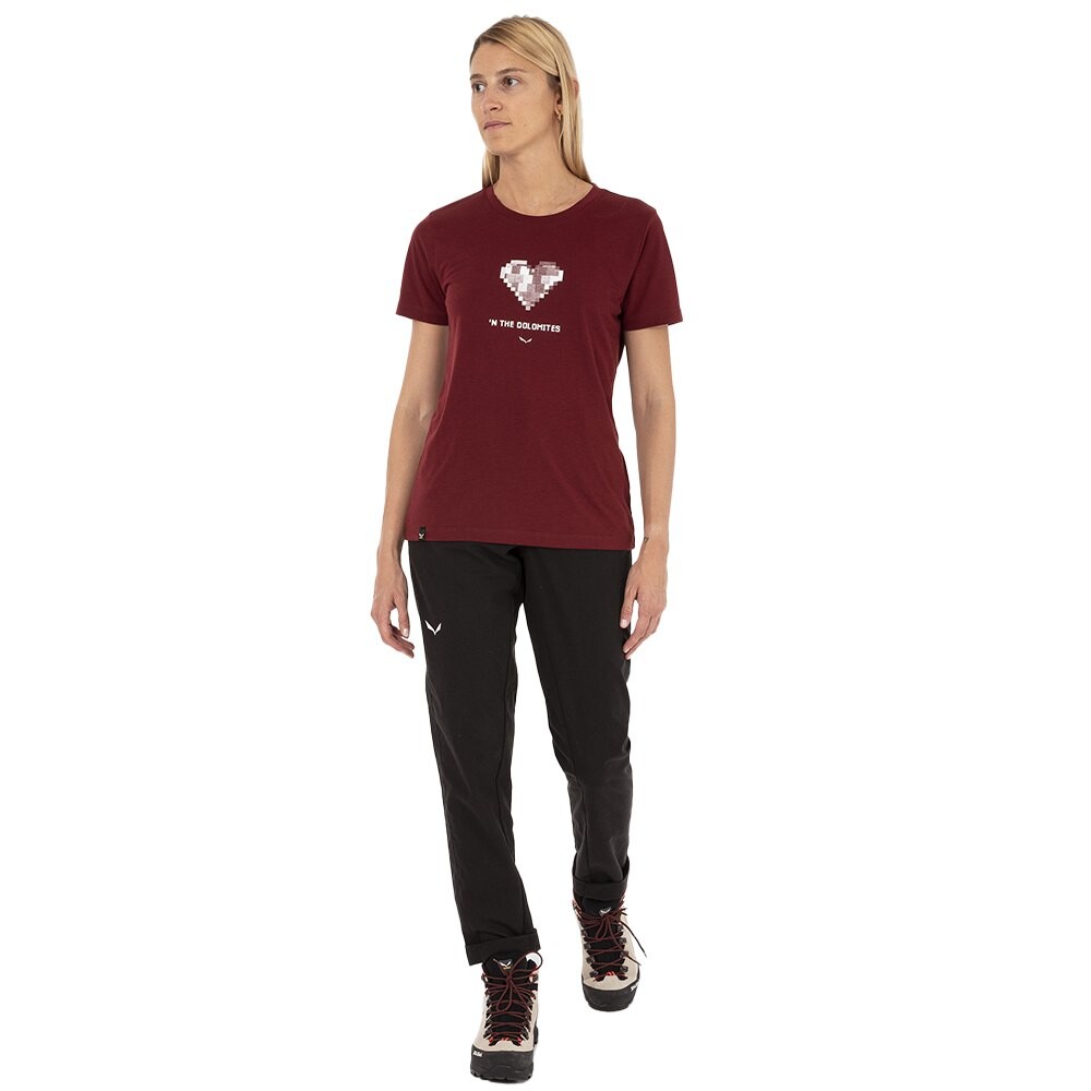

Футболка Salewa Pure Heart Dry, красный