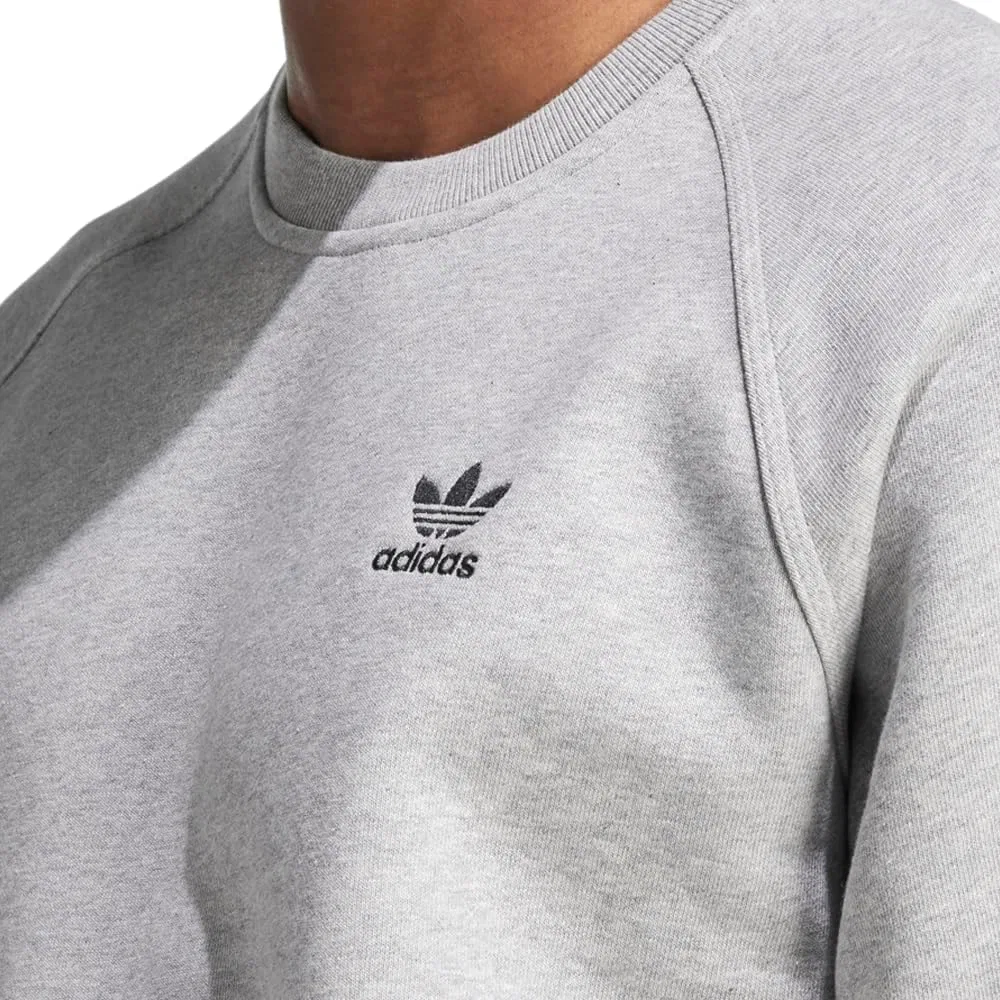 Толстовка Adidas Essentials с круглым вырезом, мужская, повседневная - Grey — фото 4