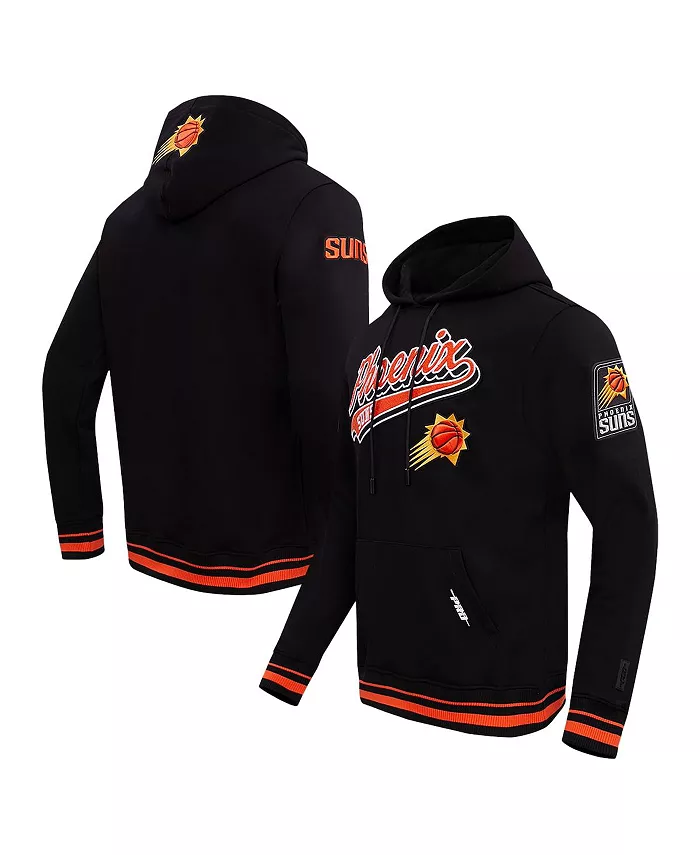 

Мужская черная толстовка с капюшоном Phoenix Suns Script Tail Pullover Pro Standard