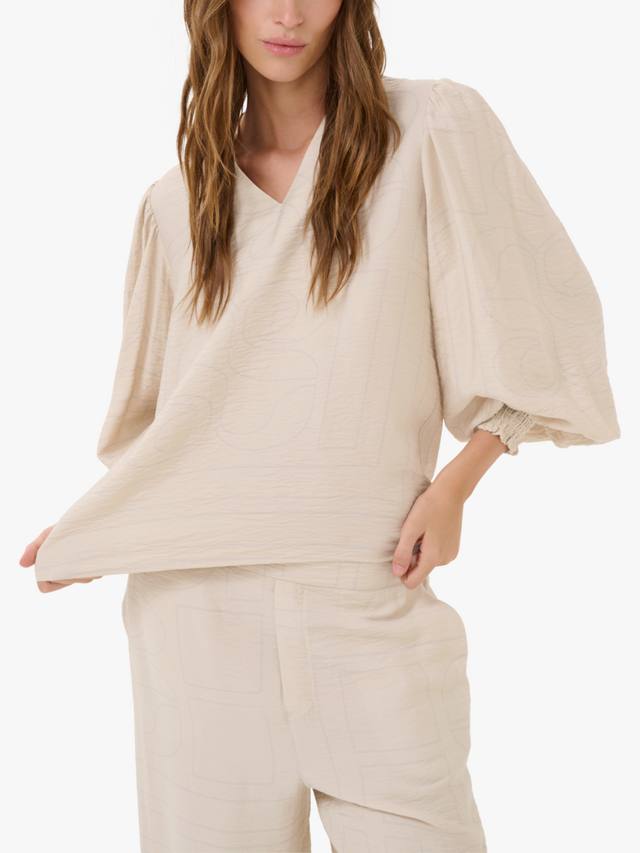 

Блузка с принтом Kelly MY ESSENTIAL WARDROBE, Oatmeal