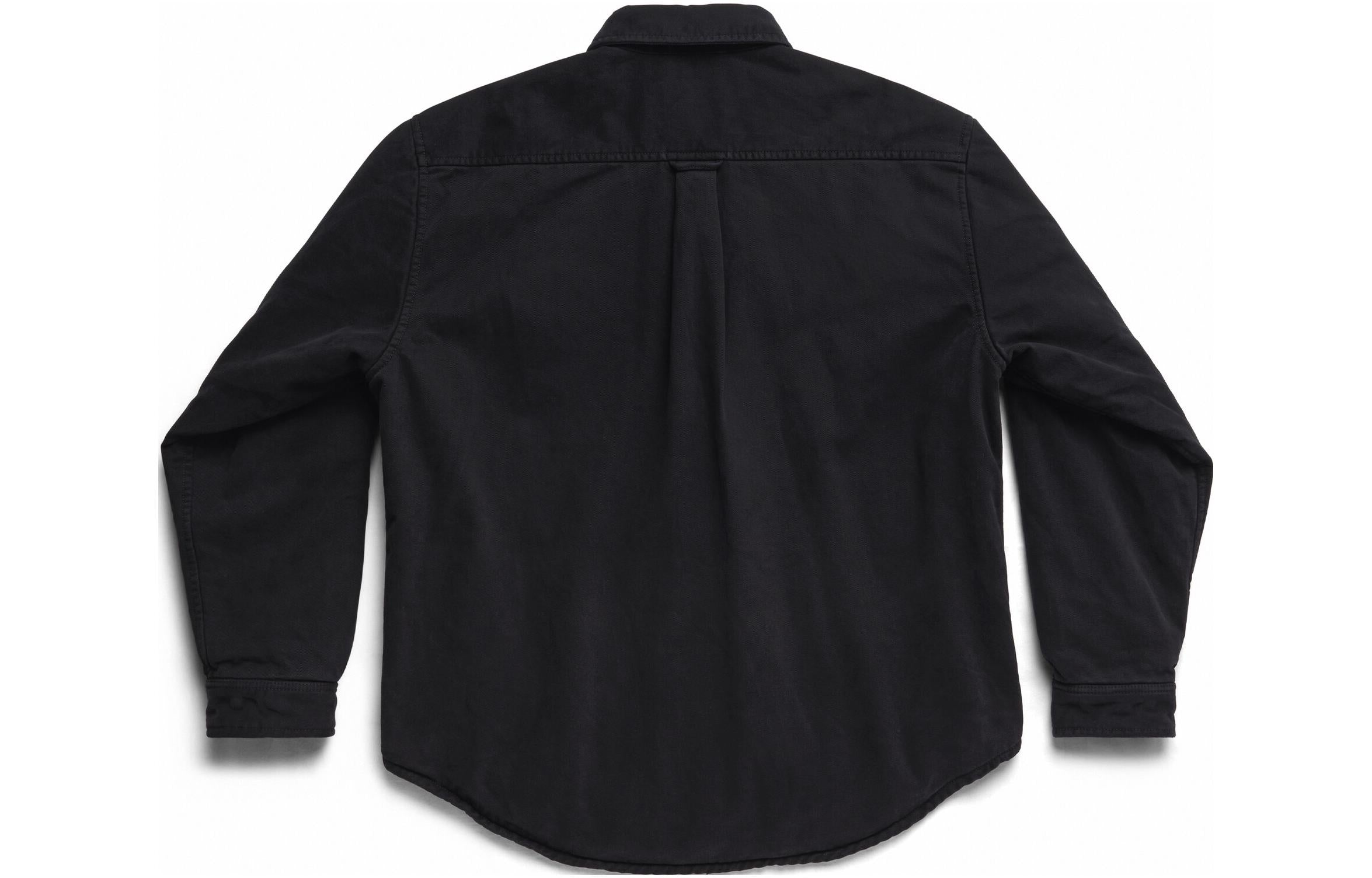 Рубашка Balenciaga Balenciaga Padded Shirt Large Fit 'Black' — фото 2