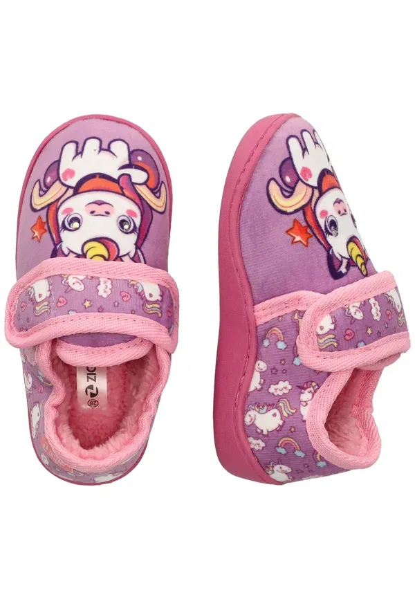 Тапочки adou baby shoes Zigzag, африканская фиалка — фото 3