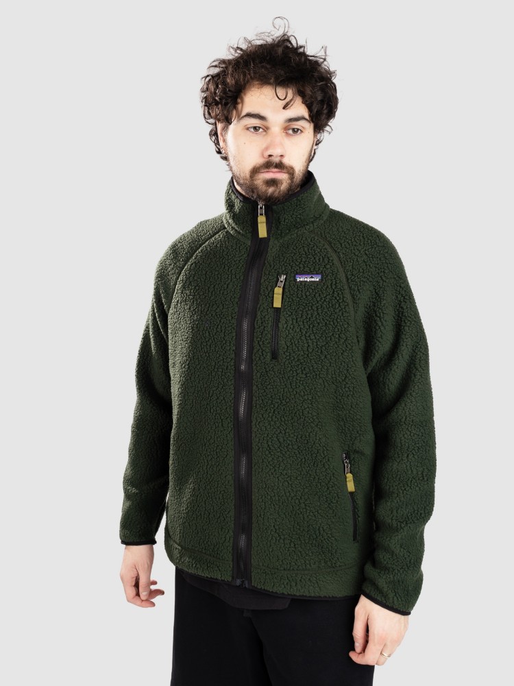 Зимняя куртка Patagonia Retro Pile Jacke, old growth green — фото 3