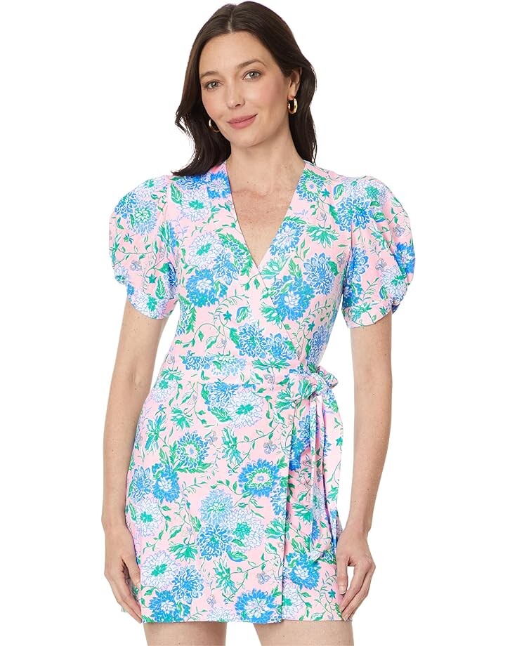 

Комбинезон Lilly Pulitzer Sailynn Short-Sleeve Romper, цвет Conch Shell Pink Rumor Has It