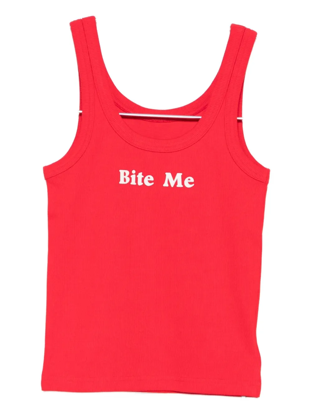 

Топ с вышитой надписью Markgong, красный