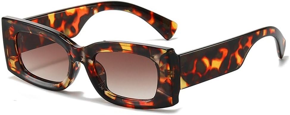 

Популярные модные квадратные солнцезащитные очки конфетных цветов для женщин, ретро-очки с градиентным переходом для мужчин, солнцезащитные очки UV400 SKFGNX, Leopard Tea Gradient