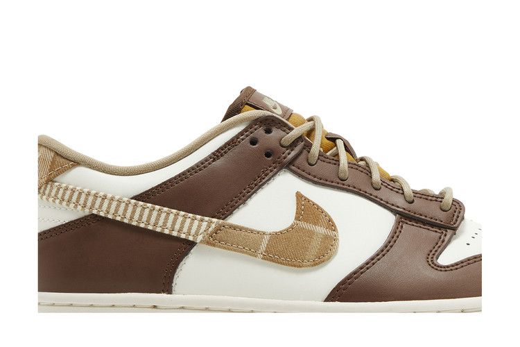 Кроссовки Nike Dunk Low GS 'Plaid Brown', коричневый — фото 3