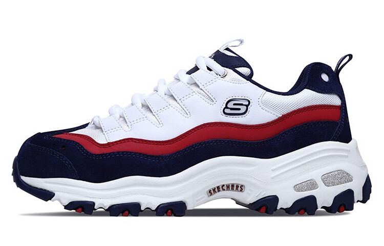 

Кроссовки Skechers D'Lites 1.0 Low-top Clunky Shoes White/Blue Women's