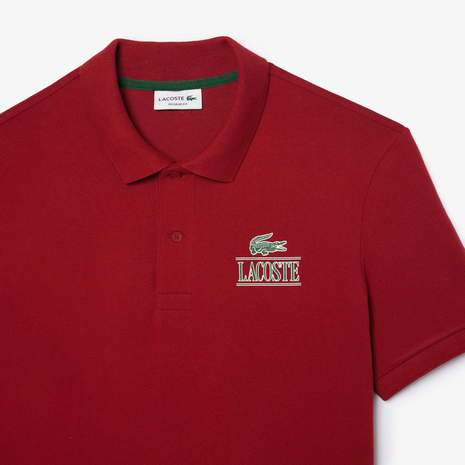 Lacoste Unisex-Adult Regular Fit короткий рукав поло с Medium Croc принтом на груди, Ora — фото 2