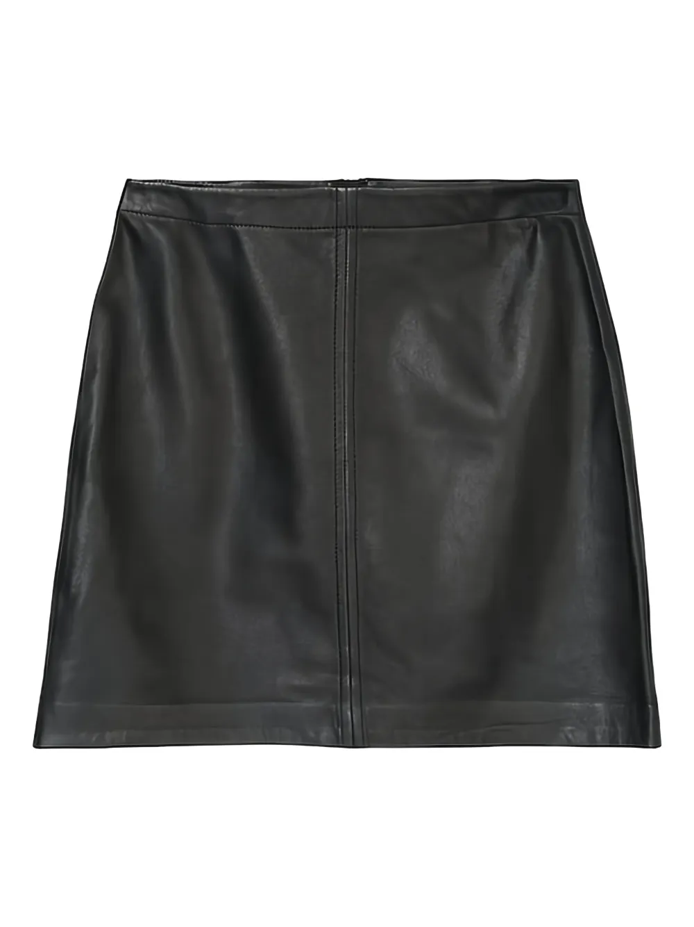 

Кожаная юбка мини Marc O'Polo, черный