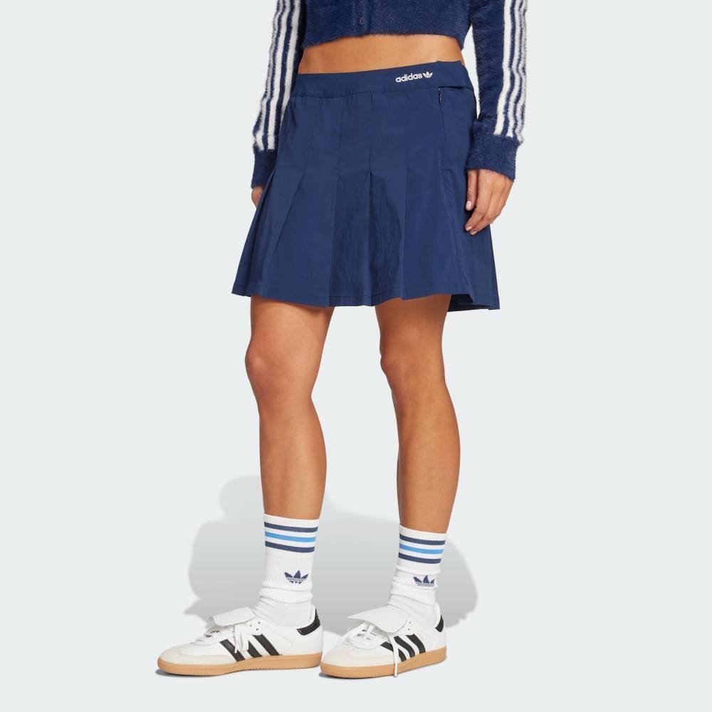 Плиссированная юбка Adidas Adidas, blue