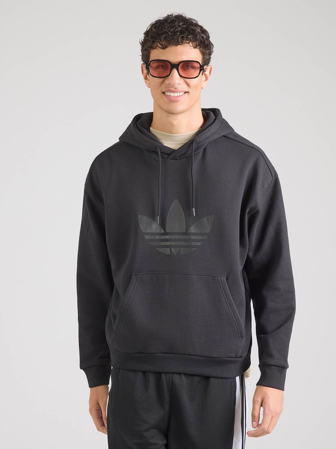 Adidas Originals Толстовка 'Trefoil' в черном цвете — фото 3
