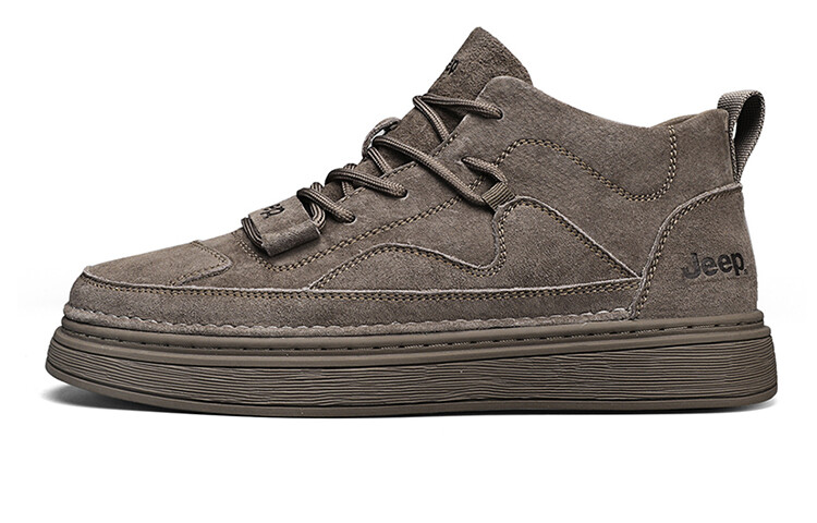 

Кроссовки Jeep Skateboarding Shoes Men Mid-top Space Grey, серый