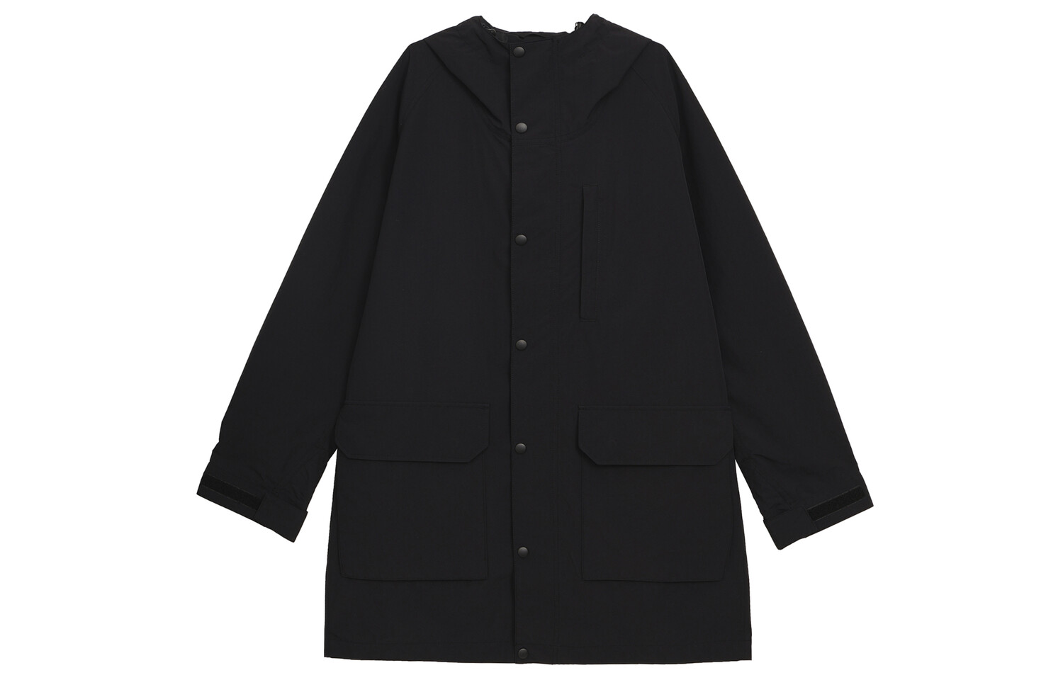 

Пальто-тренч унисекс черное Uniqlo, черный