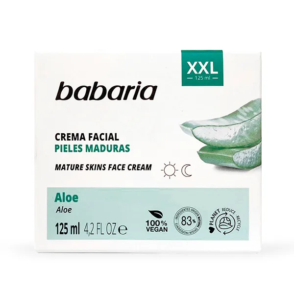 

Антивозрастной увлажняющий крем для лица Crema Pieles Maduras Babaria, 125 ml