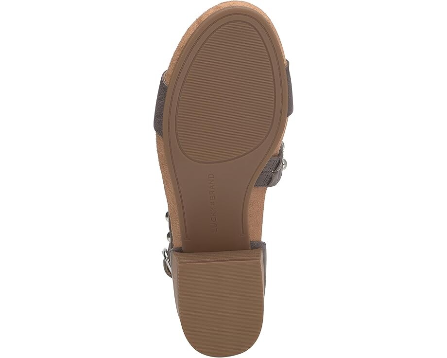 Туфли Lucky Brand Piah Studded Heeled Sandal, цвет Chocolate — фото 3