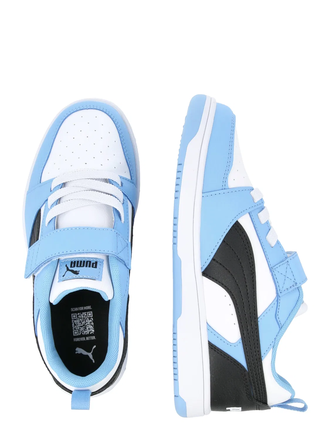 Кроссовки 'Rebound V6' Puma, Night Blue/Light Blue — фото 2