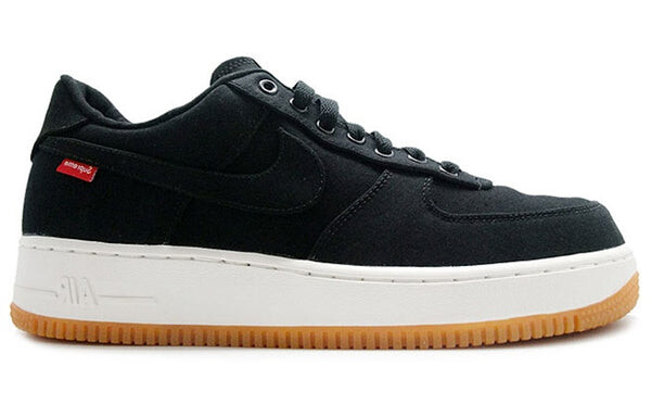 Кроссовки x supreme air force 1 low premium '08 nrg 'black' Nike, черный — фото 3