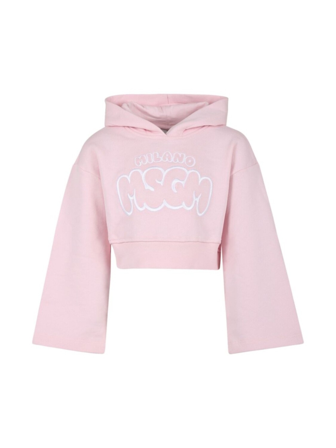 

Толстовка с вышитым логотипом MSGM Kids, розовый